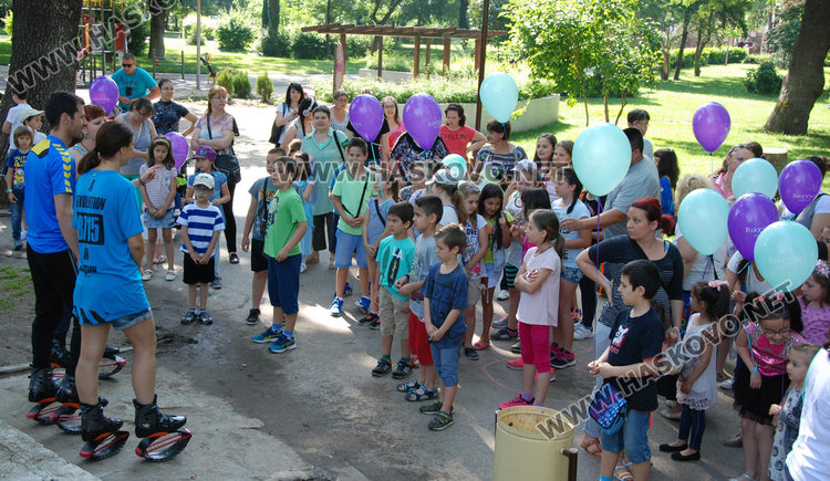 Детско царство в Градската градина на Първи юни 