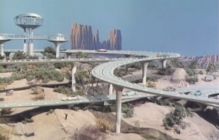 1956: Безпилотната кола от бъдещето. Далечното бъдеще - 1976 год. (видео)