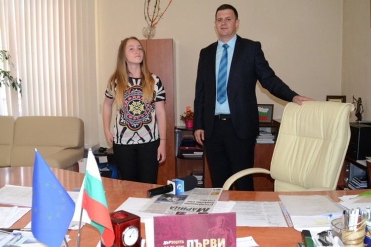 Гергана Стаменова от димитровградската ПМГ "Иван Вазов" ще управлява област Хасково съвместно със Станислав Дечев на 20 юни