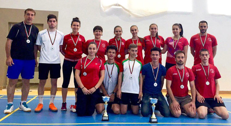 Хасковският бадминтон отборно стана втори на Държавното