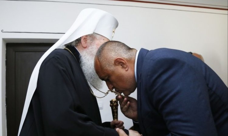 Неофит и Борисов заедно в Дивотинския манастир