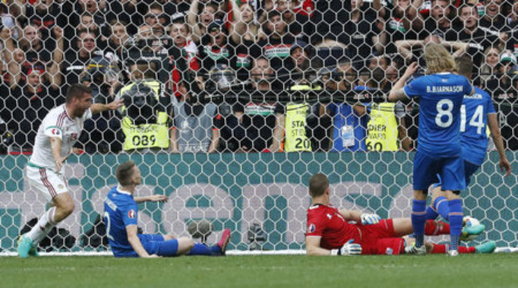 Унгария посегна към 1/8-финалите след труден пробив в стената на Исландия