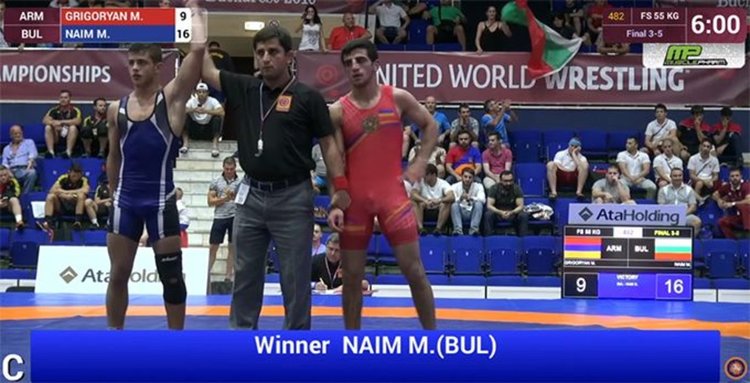 Микяй наим завоюва бронзов медал на Европейско първенство в Букурещ