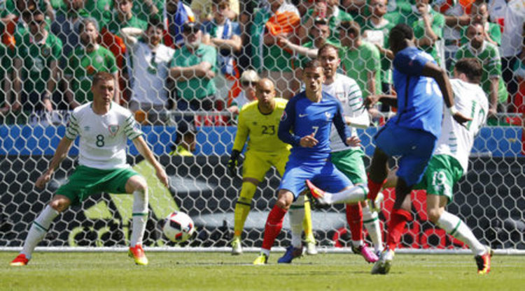 Гризман изведе Франция до обрат срещу борбената Ирландия