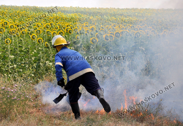 Боклукът на Република едва не катурва пожарната, гасят с палки
