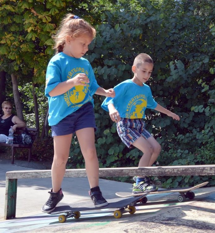 Александра и Никола бяха най-малките участници в състезанието днес