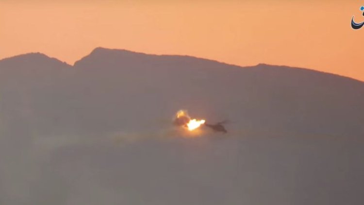 ИДИЛ вероятно са свалили руския вертолет с американска ракета