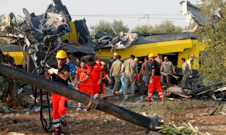 Жертвите на влаковата катастрофа в Италия вече са 27