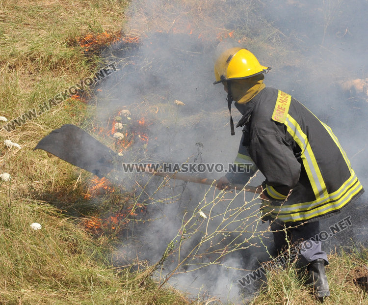 Тридневен червен код за пожари в Хасковско