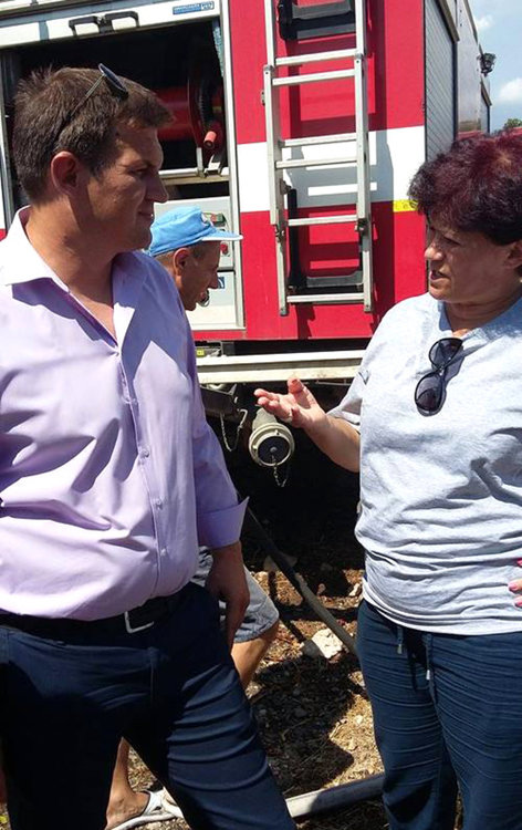 Пожарът край Черна могила овладян, остава готовността за евакуация на хората