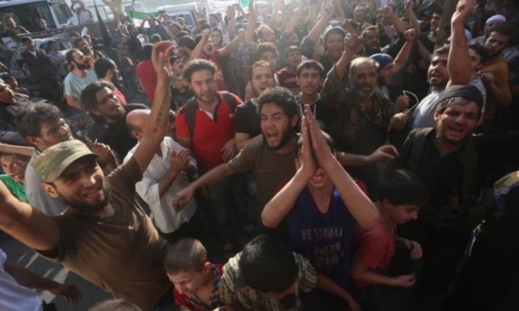 Танците превзеха Алепо, градът е свободен от терористите