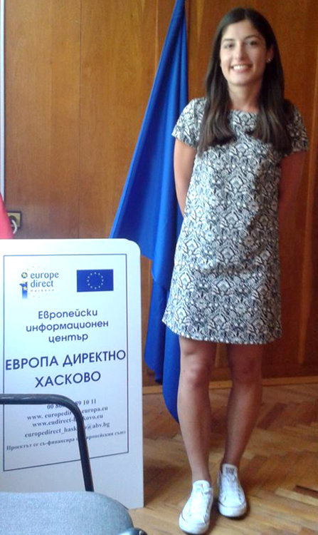 Теди по време на стажа си в Хасково