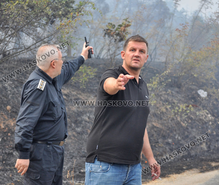 Пак палят край Харманли, семейство спасено от огнения ад 