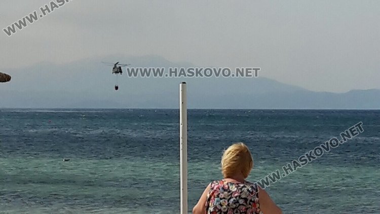 Голям пожар на Тасос