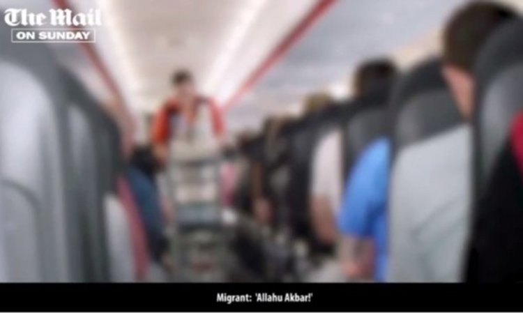 Крясъци "Аллах Акбар" на полет до Венеция