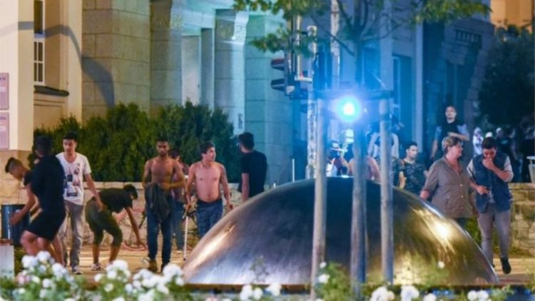 Бежанци нападнаха полиция и местни в германския град Бауцен