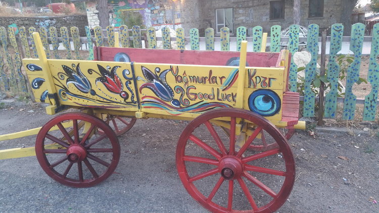 Хасан Азис подкара каруца на Фестивала на терлика  