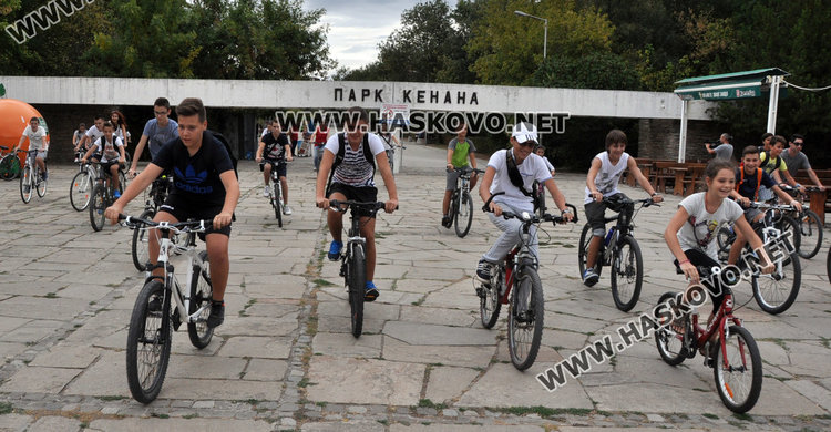 Велопоход през Кенана бе организиран в Европейската седмица на мобилността