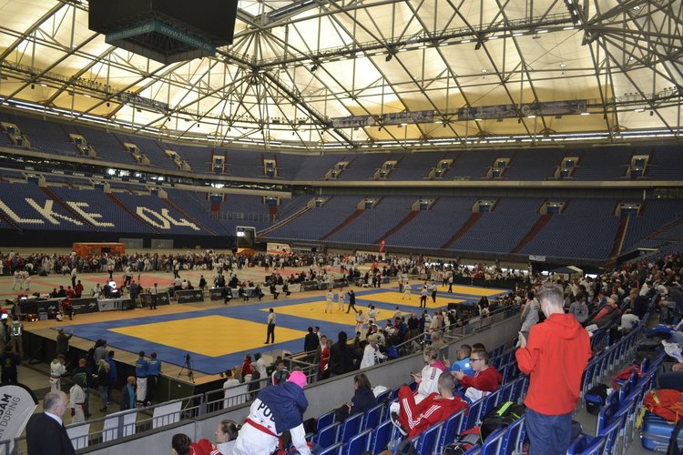 Надпревата се е провела на закрития стадион на Шалке 04 - Велтинс Арена