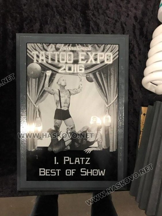 8 награди от Tattoo Expo за хасковлията Димо Бойчев