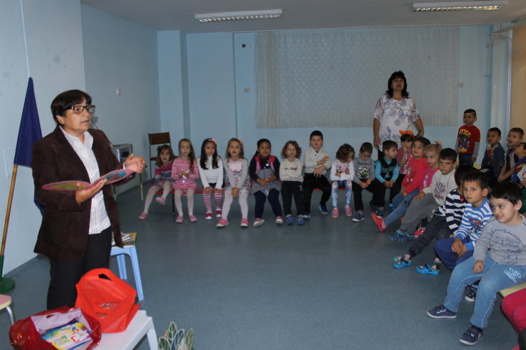 В градина "Радост" отбелязаха седмицата на четенето