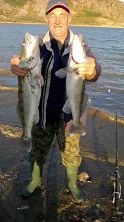 Бивш артилерист се превърна в страшилище на бялата риба,лови по две наведнъж