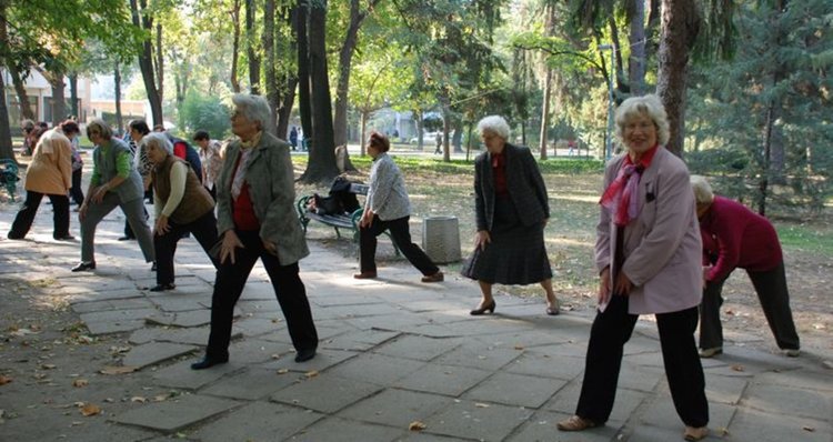 460 пенсионери играят гимнастически композиции в зала "Младост"