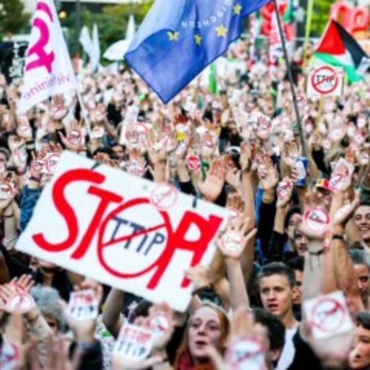 Протести в Испания и Франция срещу ТПТИ