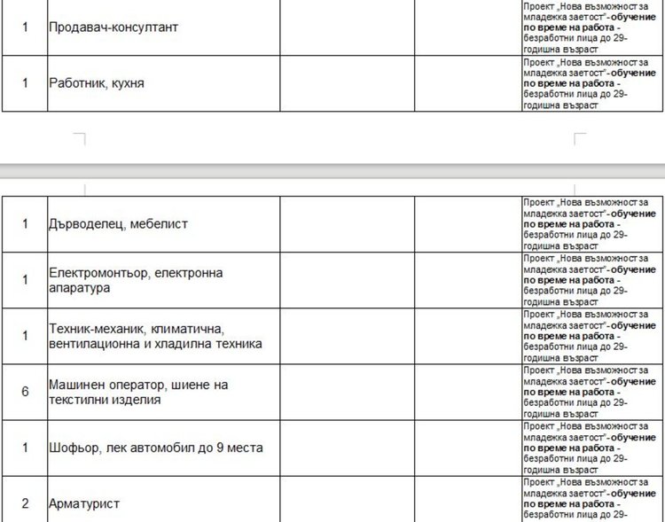 Учител, логопед и възпитател търсят чрез борсата в Димитровград
