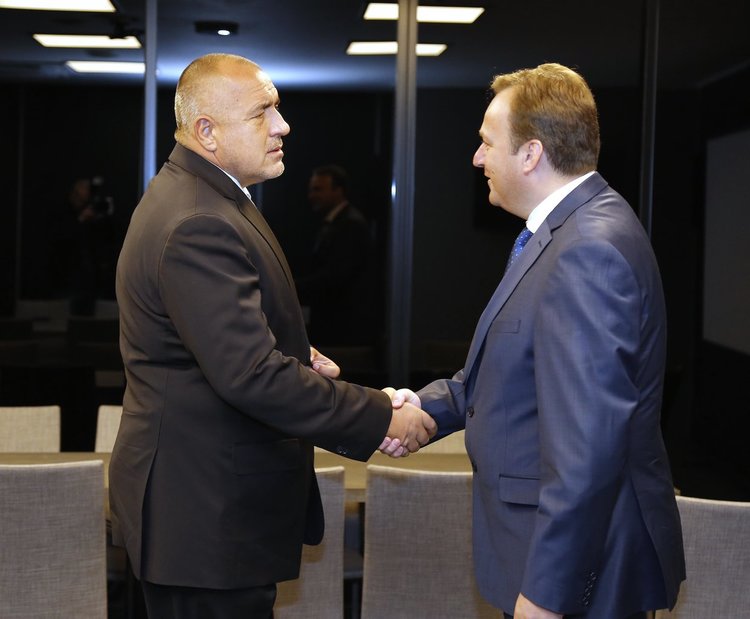 Борисов се срещна с премиера на Република Македония 