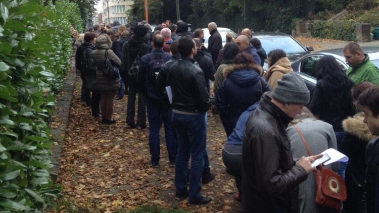 Големи опашки пред двете избирателни секции в Брюксел