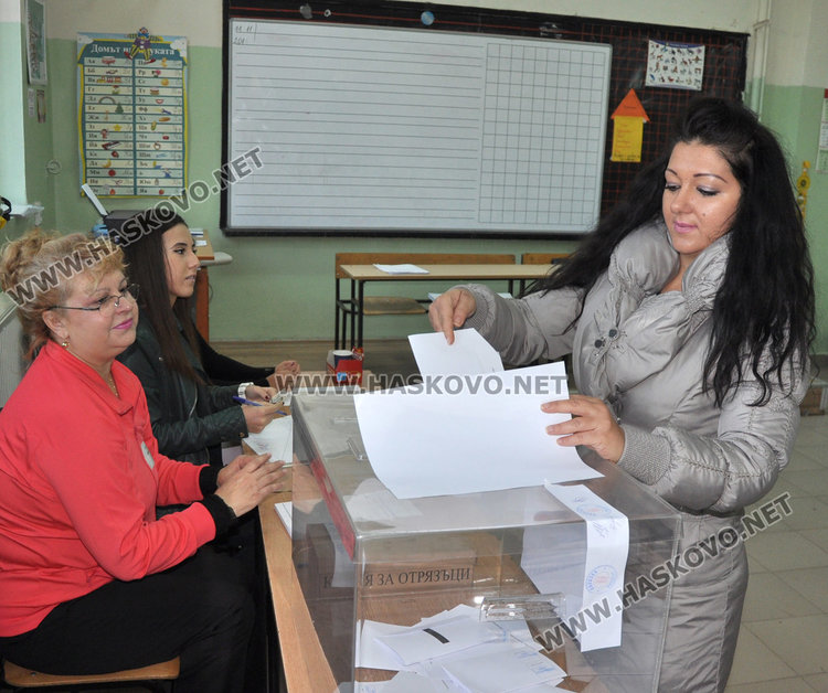 Над 106 000 души гласуваха в Хасковско за президент