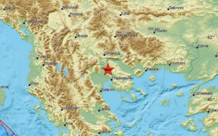 Земетресение 4.3 в Гърция усетено и у нас