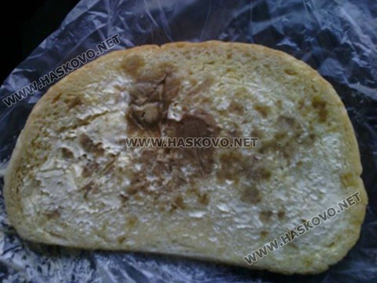 Снимка на филия с халва, която ни изпрати Веселина Захариева