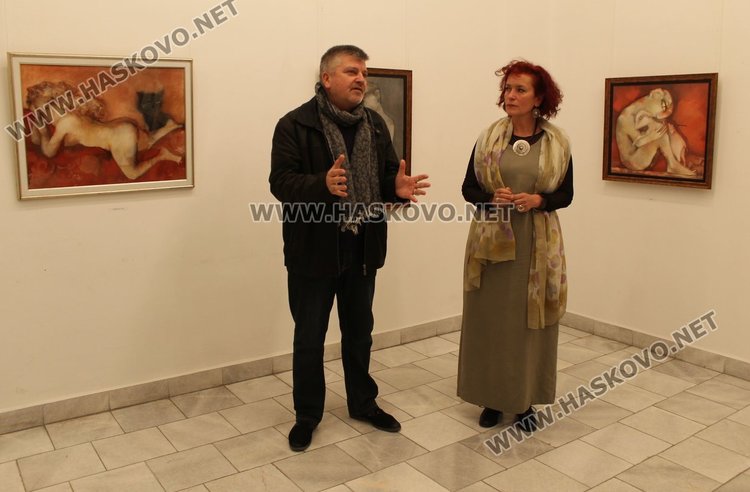 Художникът Иван Милушев откри своя изложба в галерията в Димитровград 