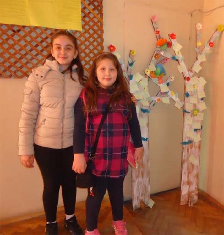 Дърво на толерантността в двора на  „Свети Климент Охридски“ 