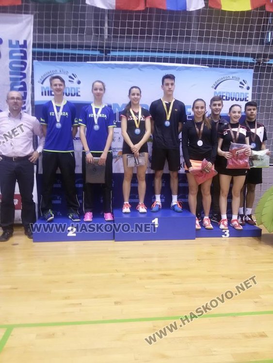 Младите бадминтонисти на Хасково с четири медала на евротурнир