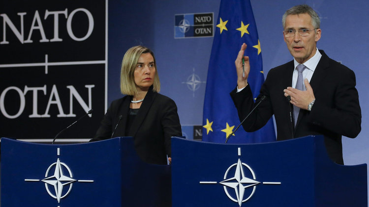 Евросъюзът и НАТО договориха общи действия за сигурността