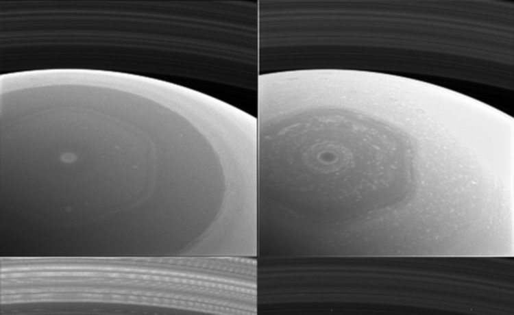 Cassini изпрати първи снимки от новата си орбита