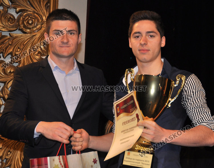 Бадминтонистът Даниел Николов получи приз миналата година