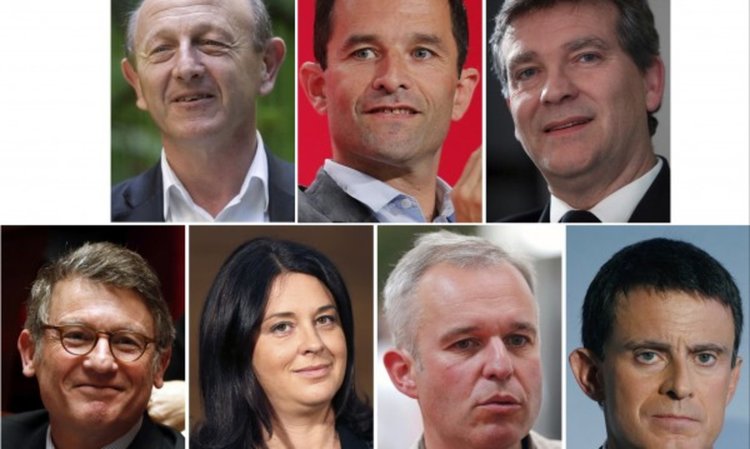 7 леви кандидати на първични избори за президент на Франция