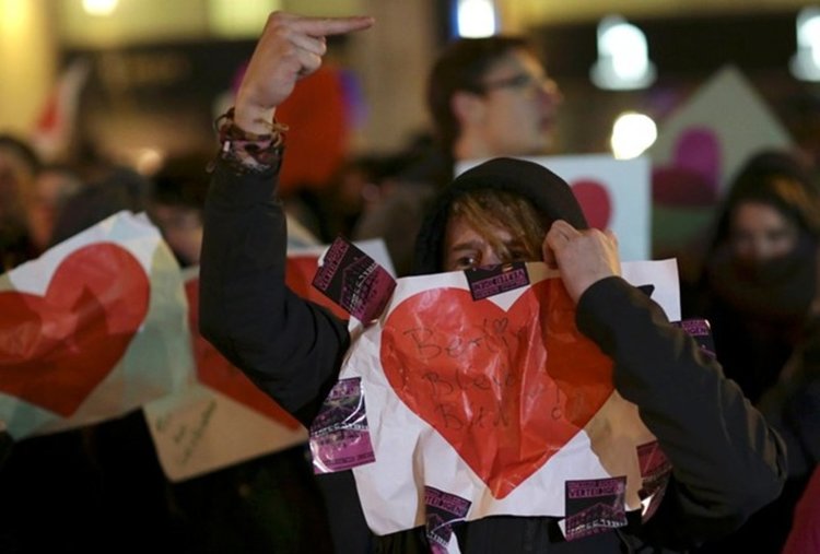 Протести срещу бежанците в Берлин