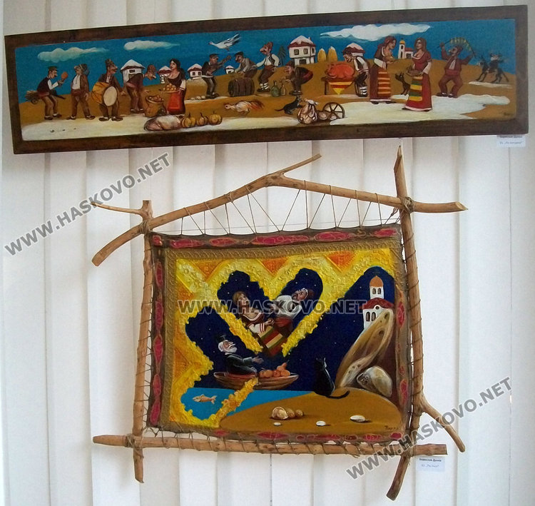 47 платна от Дружеството на хасковските художници във „Форум“ за Коледа