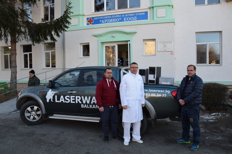 Два компютъра и принтер за болницата в Ардино от военно-спортен клуб