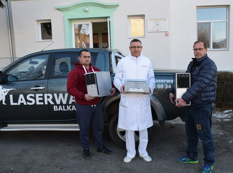 Два компютъра и принтер за болницата в Ардино от военно-спортен клуб