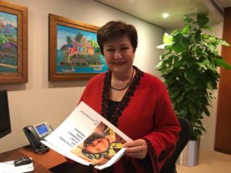 Кристалина Георгиева вече е на работа в Световната банка