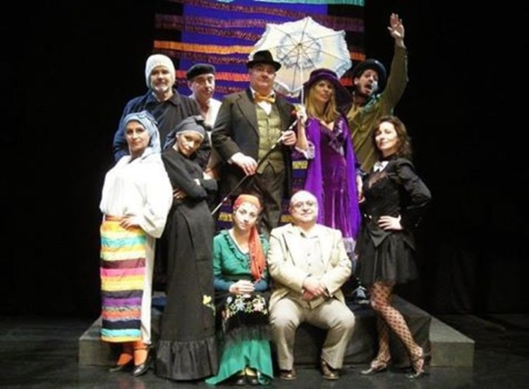 Канят кърджалийци на спектакъла „ Нашенски мераци” по текстове на Чудомир