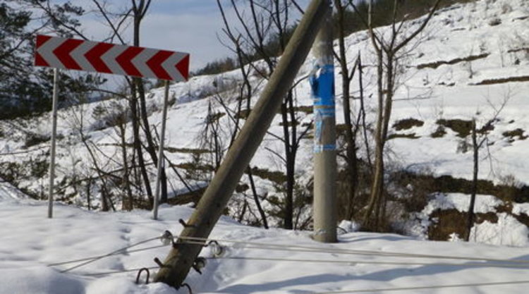  Стотици населени места са без ток