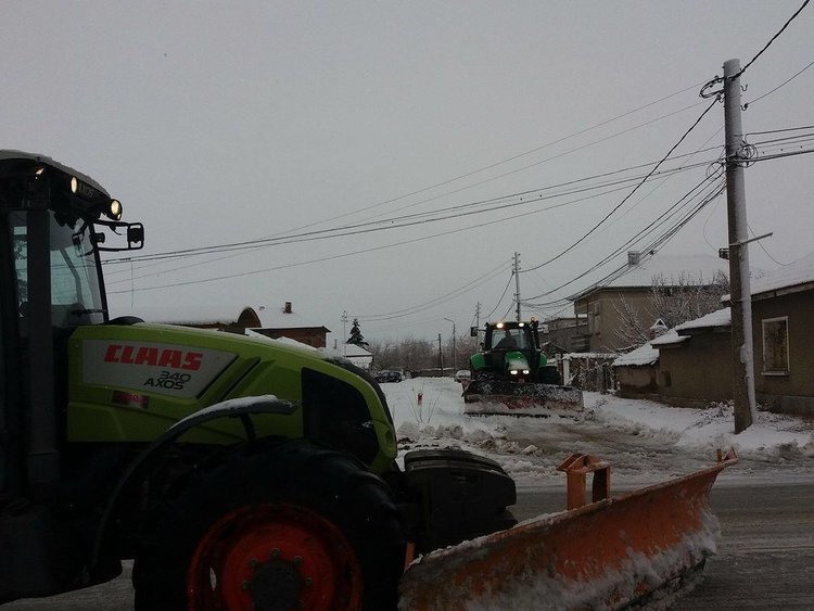 Пътищата в общината са почистени