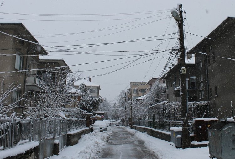 Три села в Димитровградско без ток заради снеговалежа